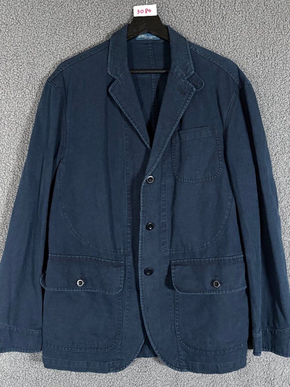 Polo Ralph Lauren Linen Blend Unstructured Utility Chore Blazer Jacket - Men's M